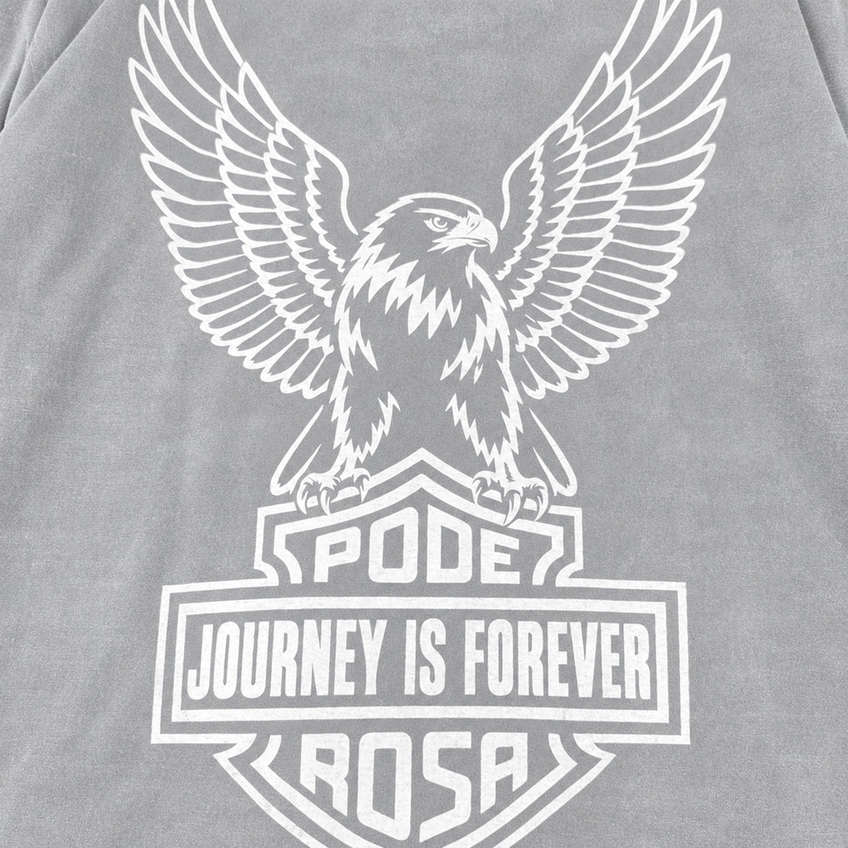 JOURNEY IS FOREVER WASH LONGSLEEVE / FADE GRAY