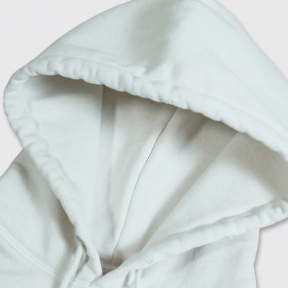 HEAVY WEIGHT CREW HOODIE / VANILLA WHITE
