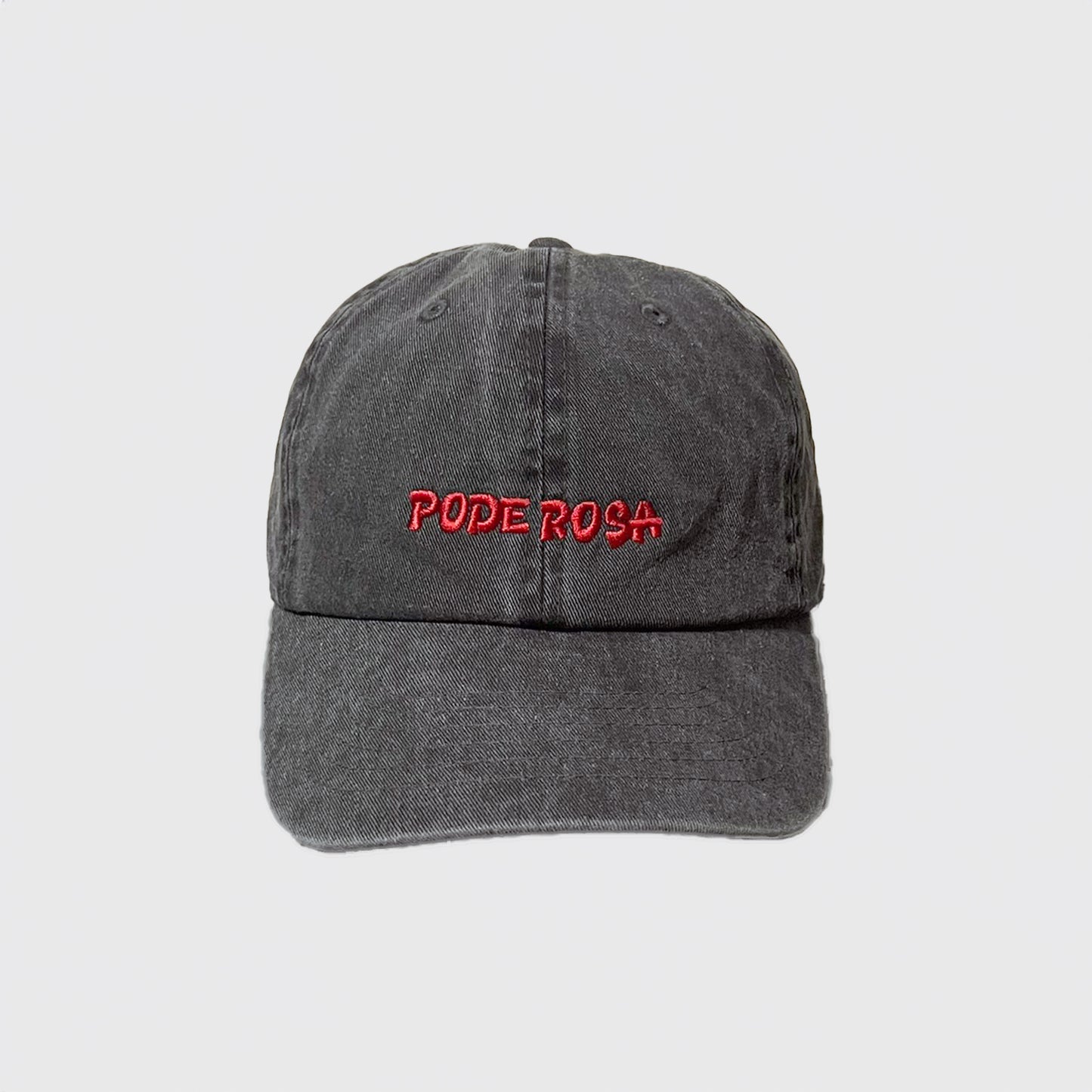 PODEROSA LOGO TWILL CAP / BLACK