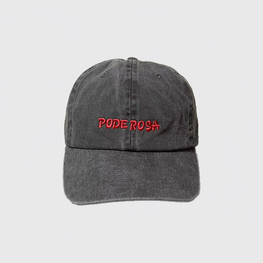 PODEROSA LOGO TWILL CAP / BLACK