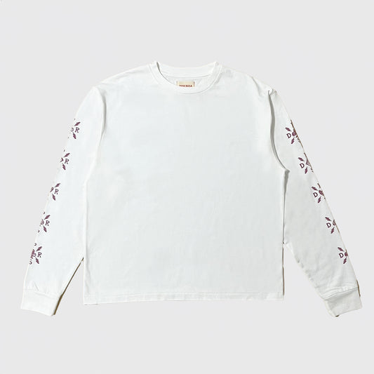 SUIT LOGO LS T-shirt / OFF WHITE