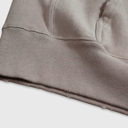 HEAVY WEIGHT CREW HOODIE / SALMON PINK