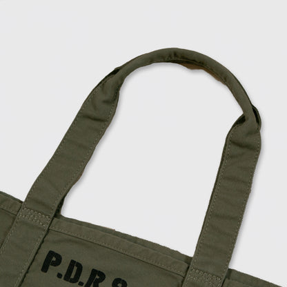 P.D.R.S MILITARY BIG TOTE BAG / KHAKI