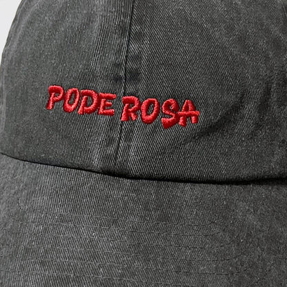 PODEROSA LOGO TWILL CAP / BLACK