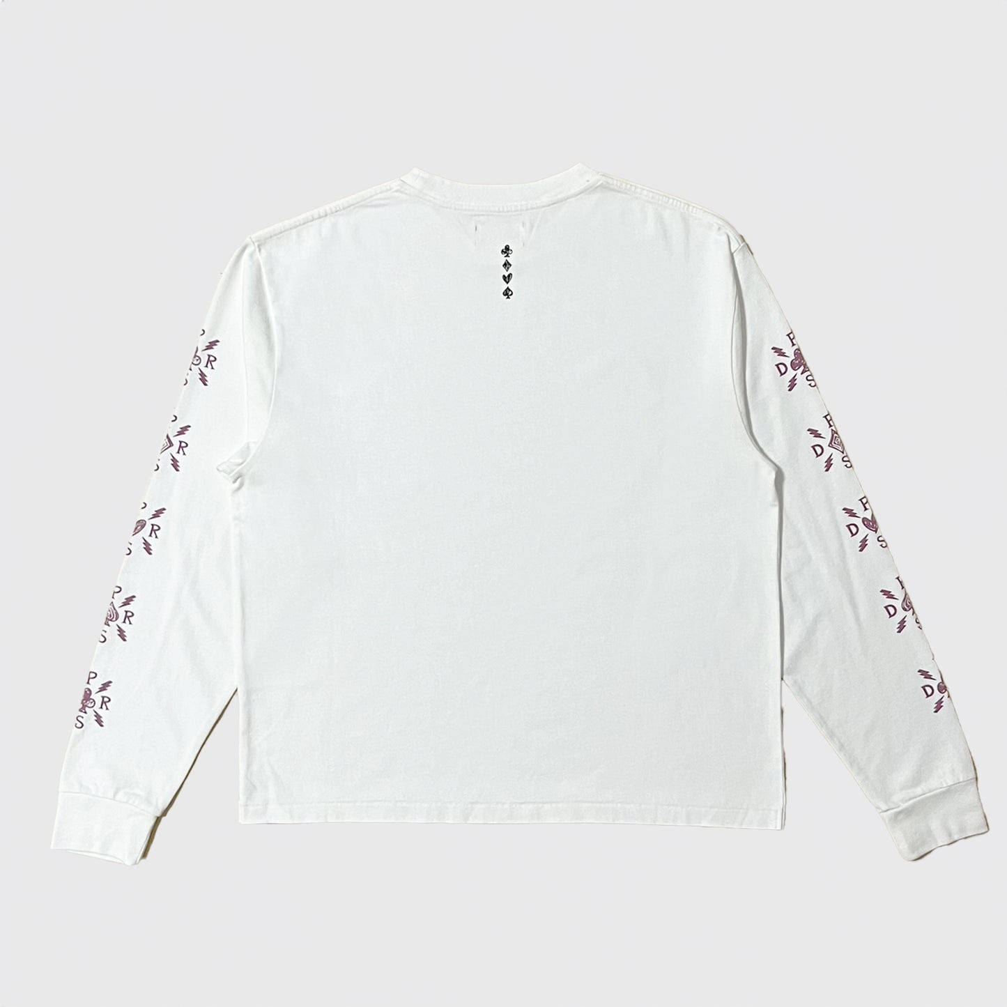 SUIT LOGO LS T-shirt / OFF WHITE