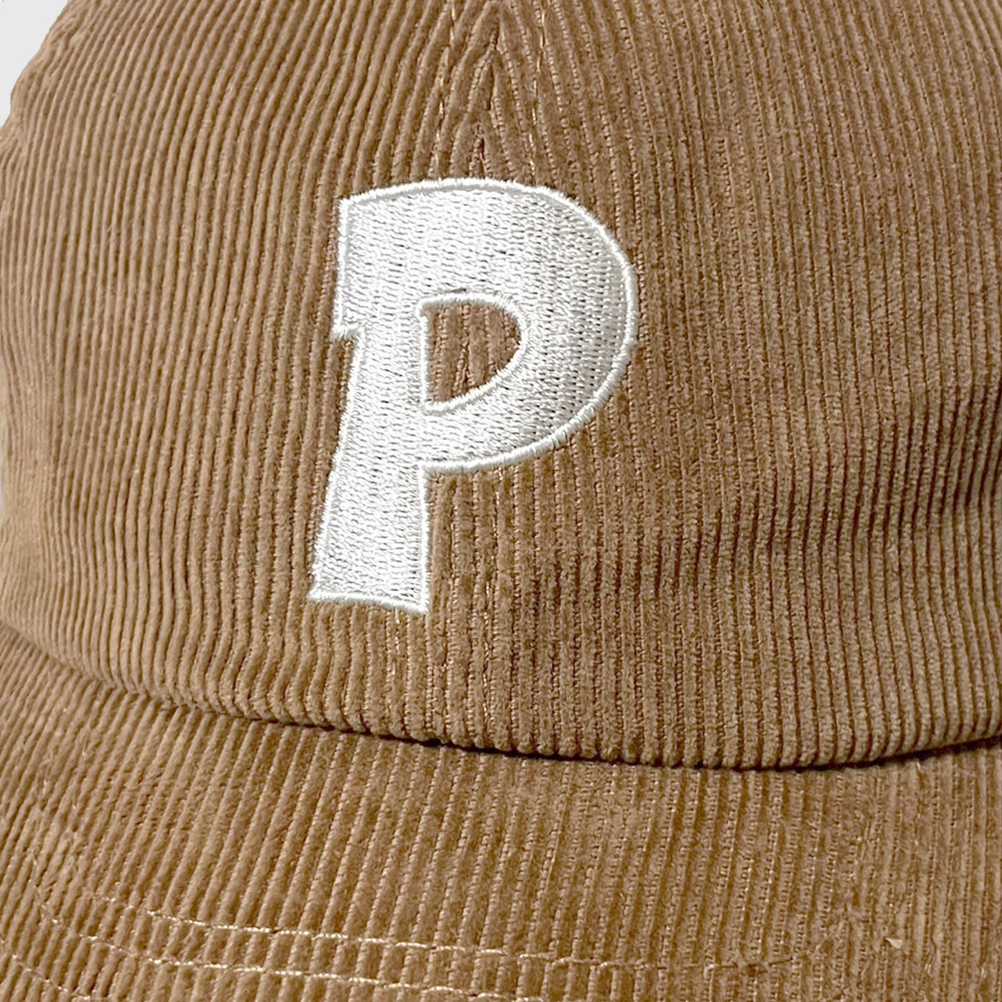 PODEROSA LOGO CORDUROY CAP / MOCHA