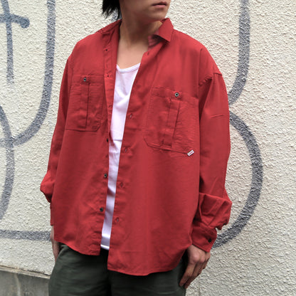 RELAXING LIFE BOX SHIRT / RED