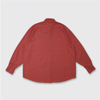 RELAXING LIFE BOX SHIRT / RED