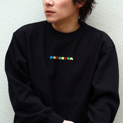 HEAVY WEIGHT CANDY LOGO SWEAT SHIRT / BLACK