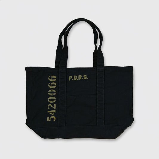 P.D.R.S MILITARY BIG TOTE BAG / BLACK