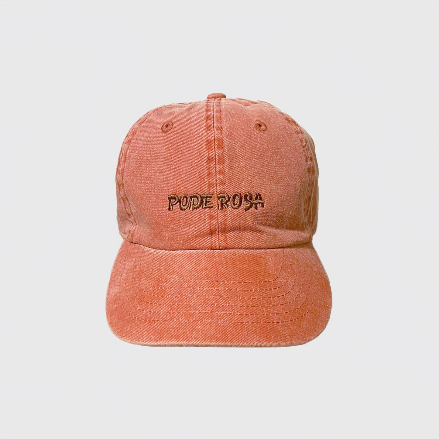 PODEROSA LOGO TWILL CAP / ORANGE