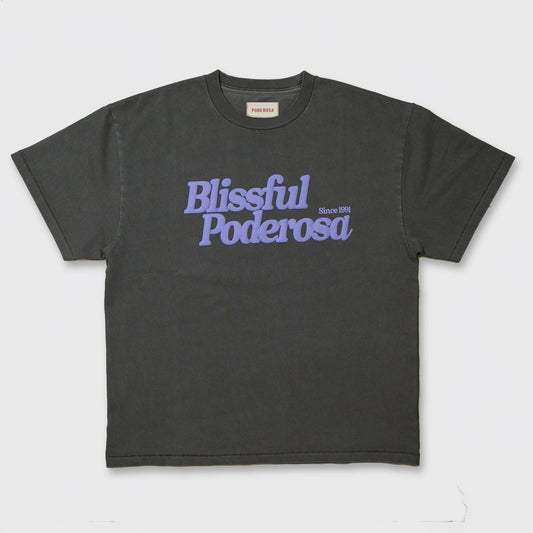 POPCORN LOGO S/S T-SHIRT / VINTAGE BLACK