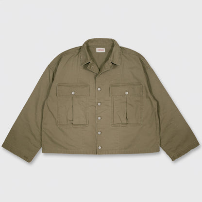 PODEROSA HBT COMBAT BIG JACKET / KHAKI