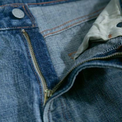 13.5OZ REMAKE VINTAGE DENIM PANTS / INDIGO LIGHT