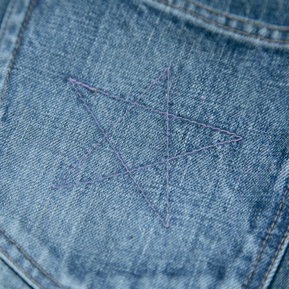 13.5OZ REMAKE VINTAGE DENIM PANTS / INDIGO LIGHT