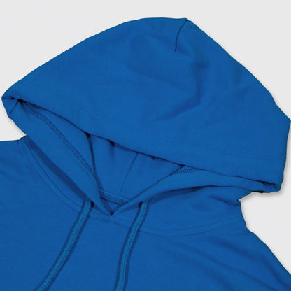 PODEROSA FLOWER LOGO HOODIE / BLUE