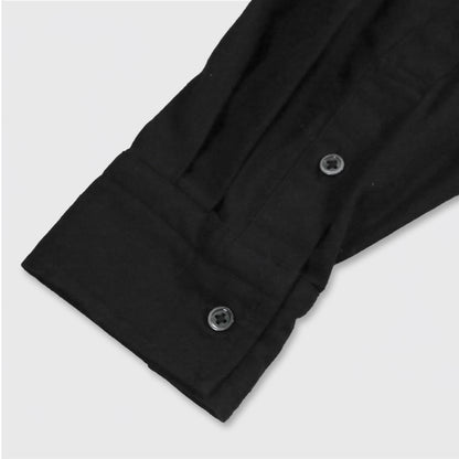 RELAXING LIFE BOX SHIRT / BLACK