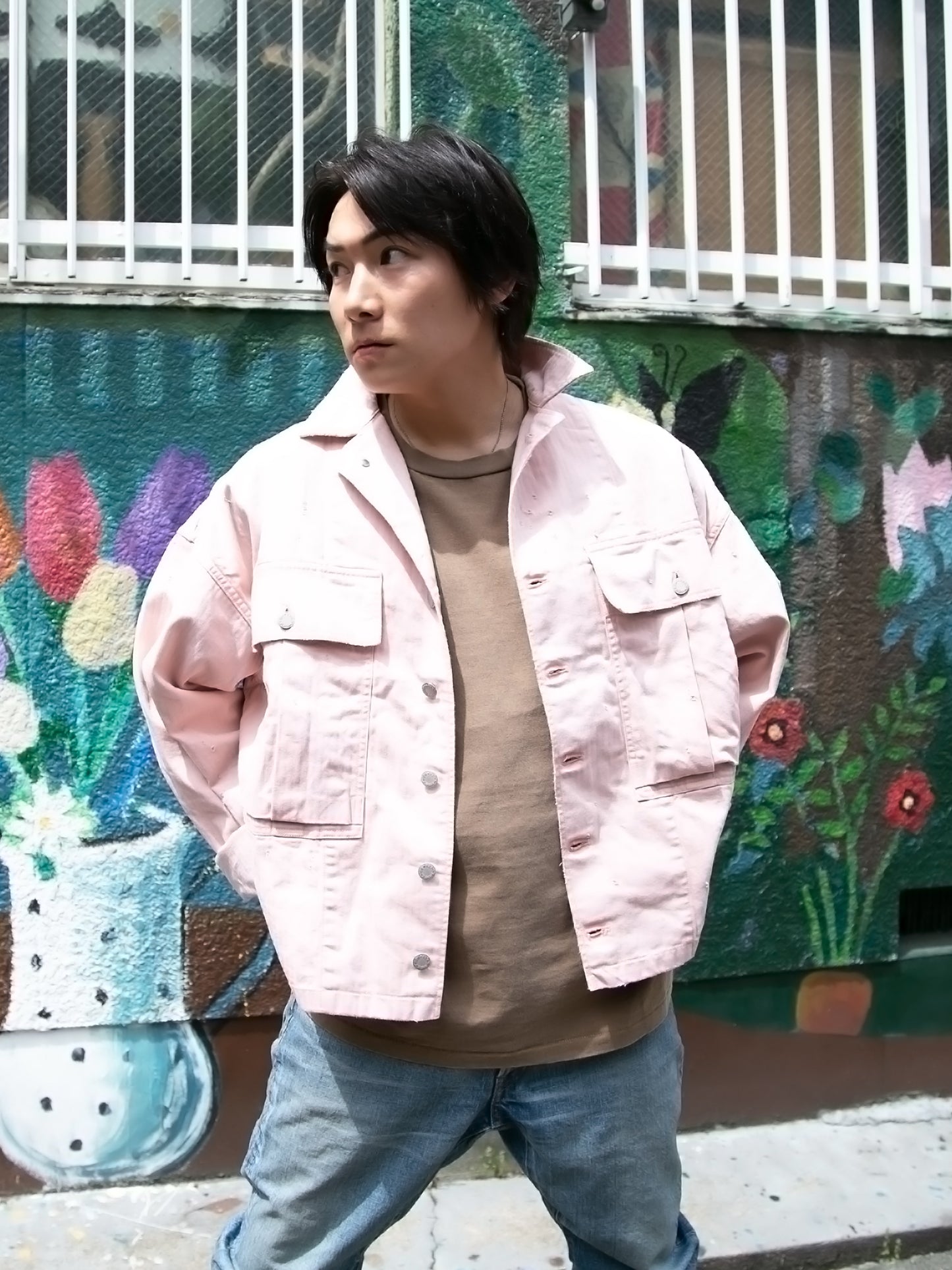 PODEROSA HBT COMBAT BIG JACKET / KHAKI