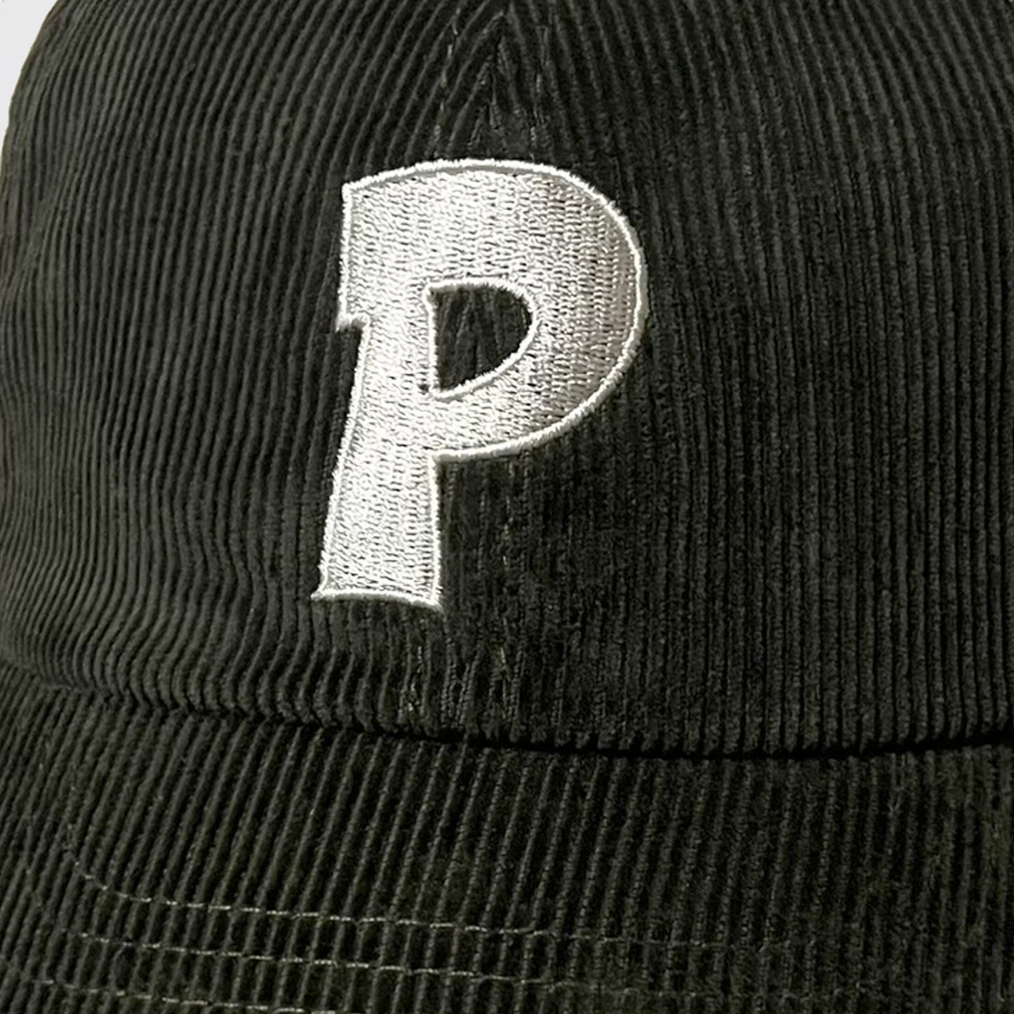 PODEROSA LOGO CORDUROY CAP / OLIVE