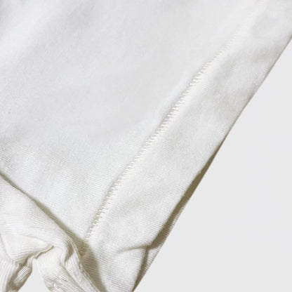 PODEROSA VELVET LOGO T-shirt / OFF WHITE