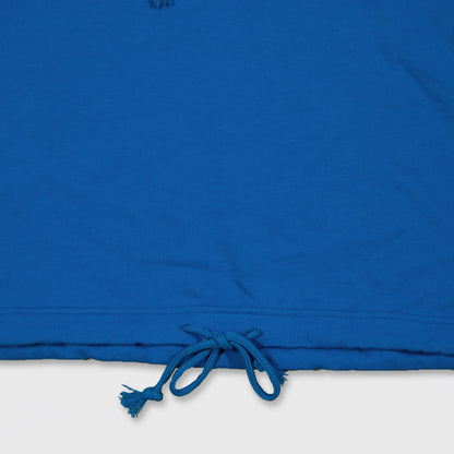 PODEROSA FLOWER LOGO HOODIE / BLUE