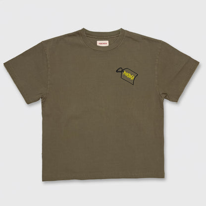 FIGHTING PODEROSA S/S T-SHIRT / BROWN