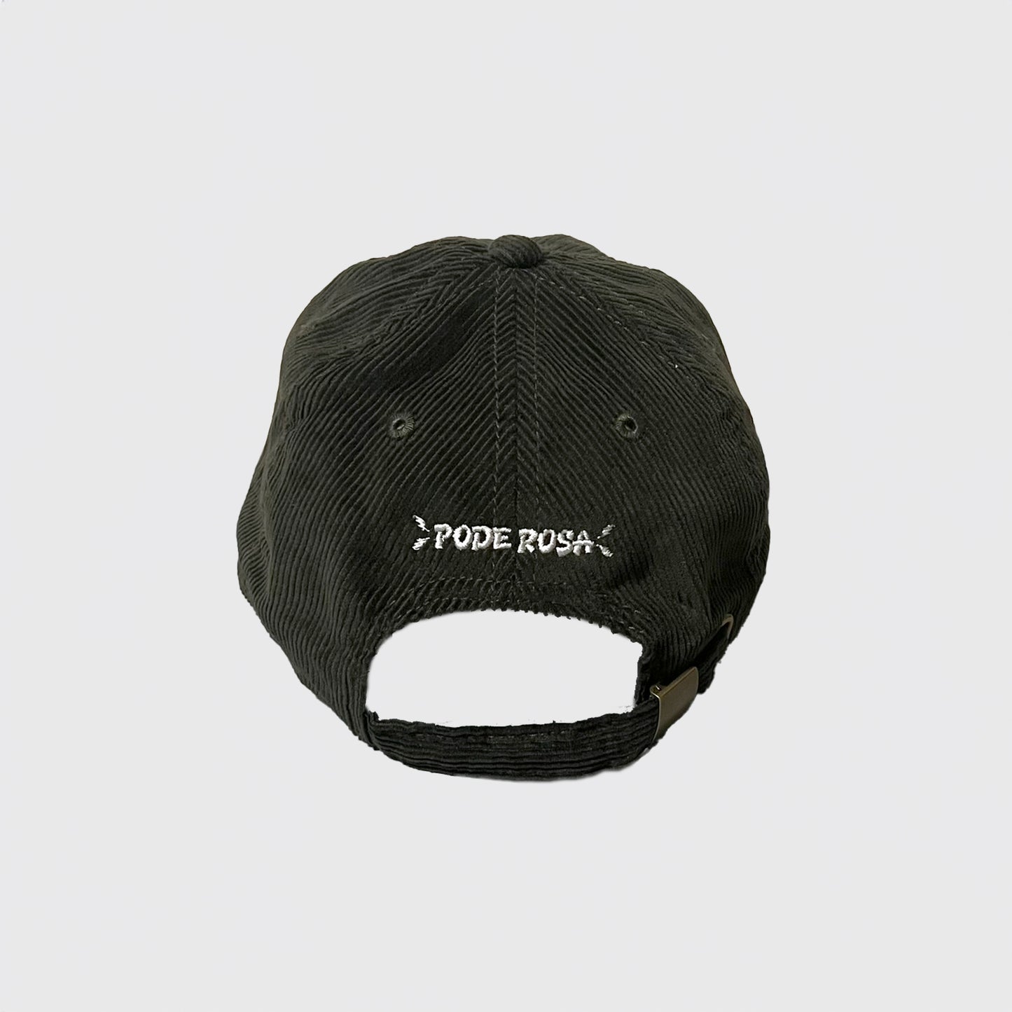 PODEROSA LOGO CORDUROY CAP / OLIVE