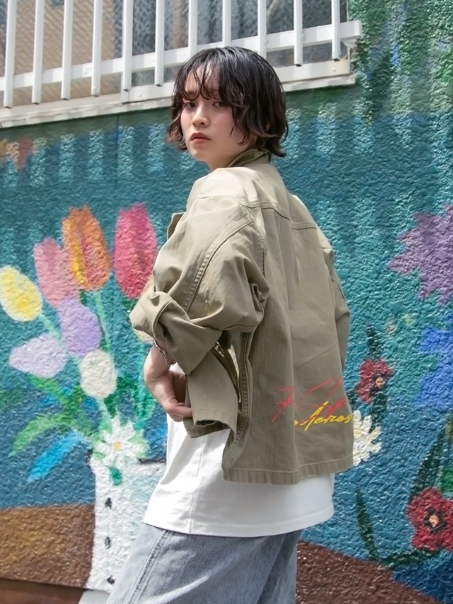 PODEROSA HBT COMBAT BIG JACKET / KHAKI