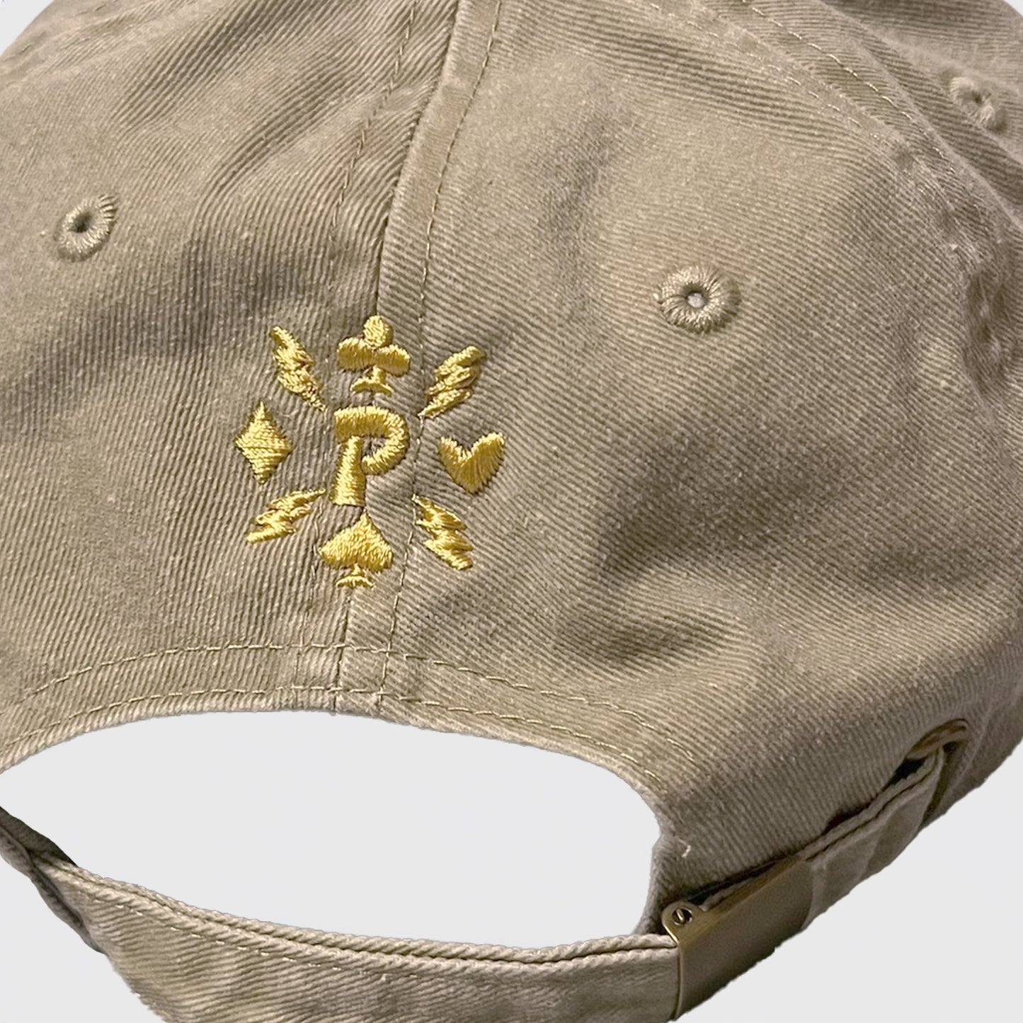 PODEROSA LOGO TWILL CAP / KHAKI