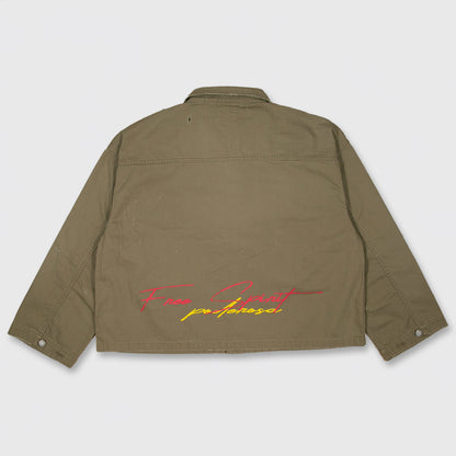 PODEROSA HBT COMBAT BIG JACKET / KHAKI
