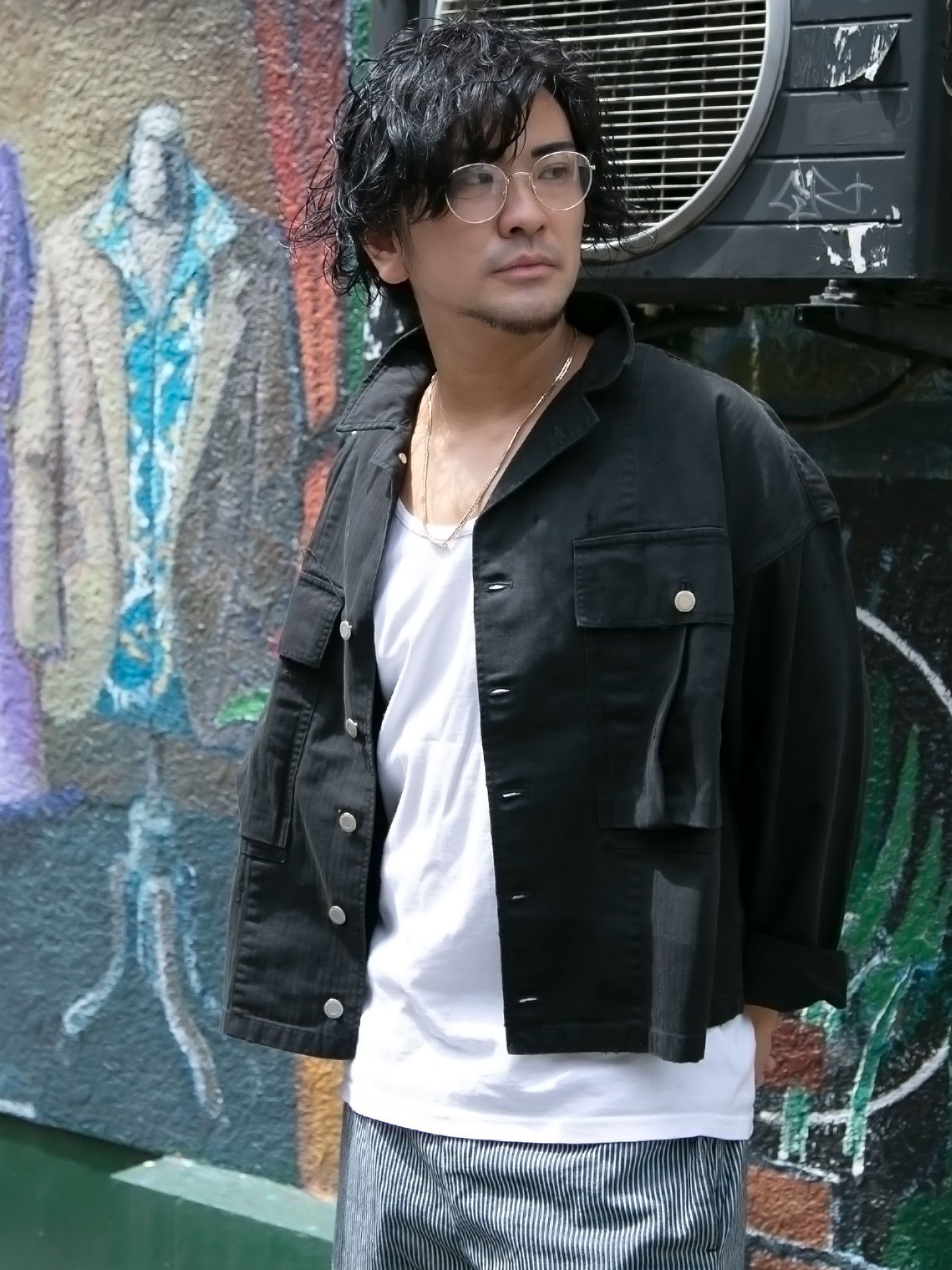 PODEROSA HBT COMBAT BIG JACKET / KHAKI