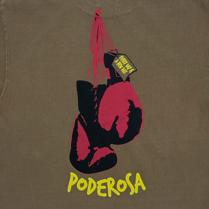 FIGHTING PODEROSA S/S T-SHIRT / BROWN