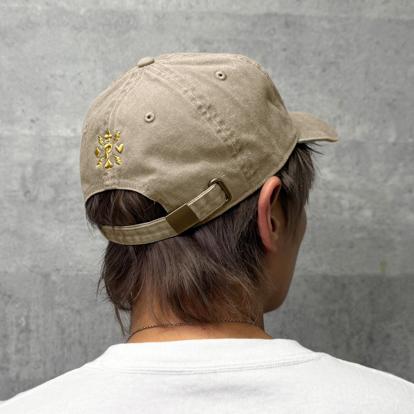 PODEROSA LOGO TWILL CAP / KHAKI