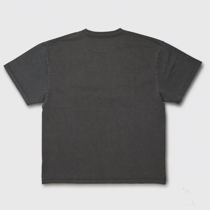 PODEROSA MOTORCYCLE S/S T-SHIRT / VINTAGE BLACK