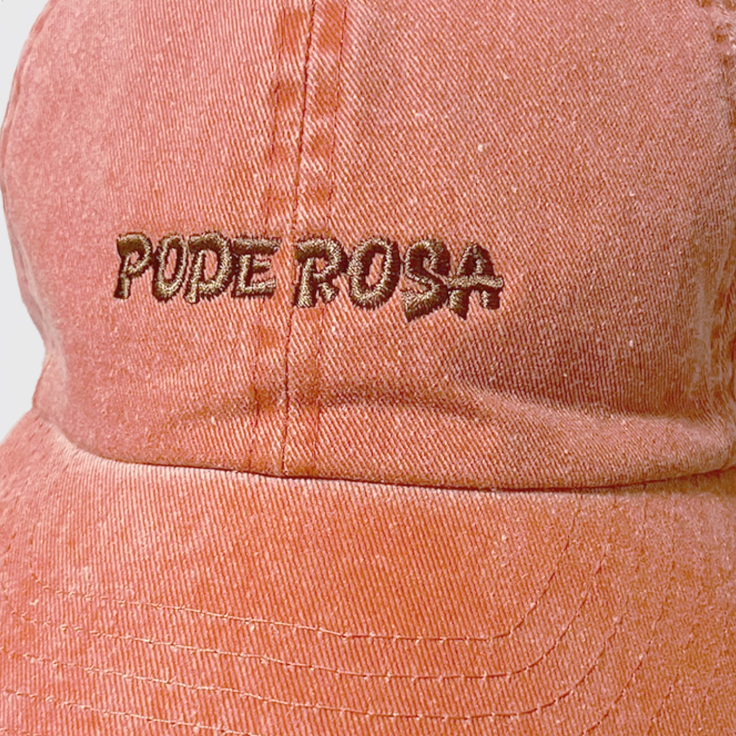 PODEROSA LOGO TWILL CAP / ORANGE