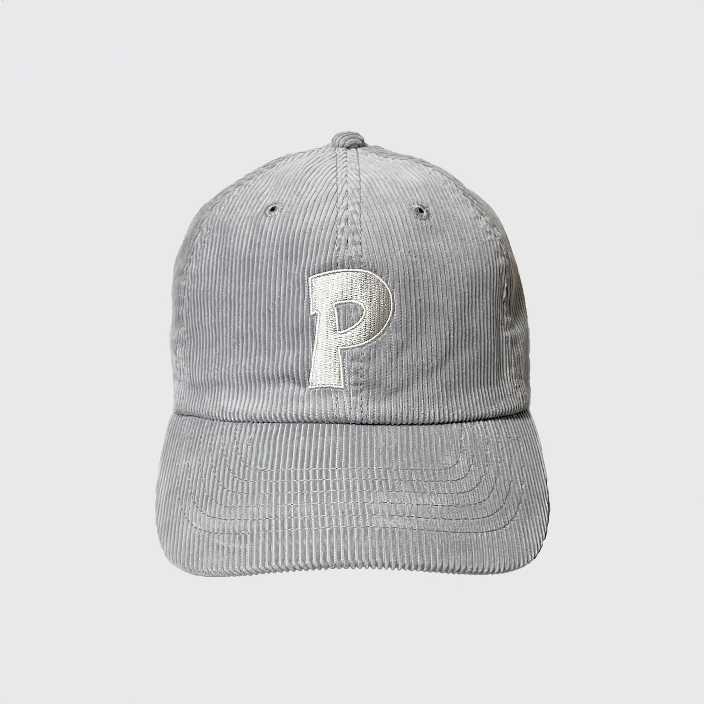 PODEROSA LOGO CORDUROY CAP / ICE BLUE