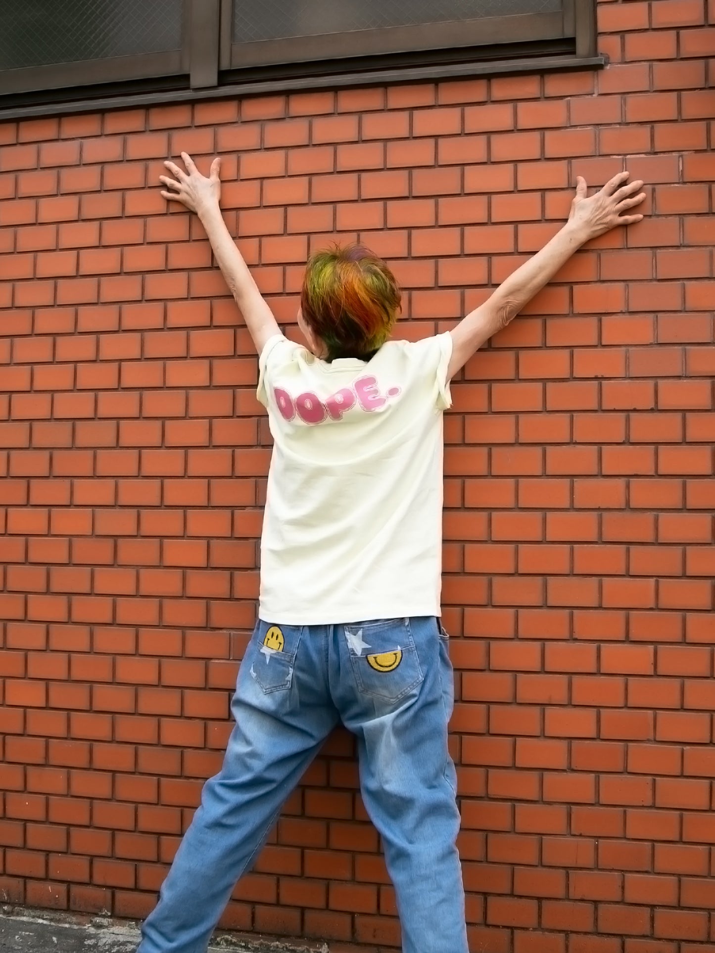 SUPER PODEROSA LOGO S/S T-SHIRT / YELLOW