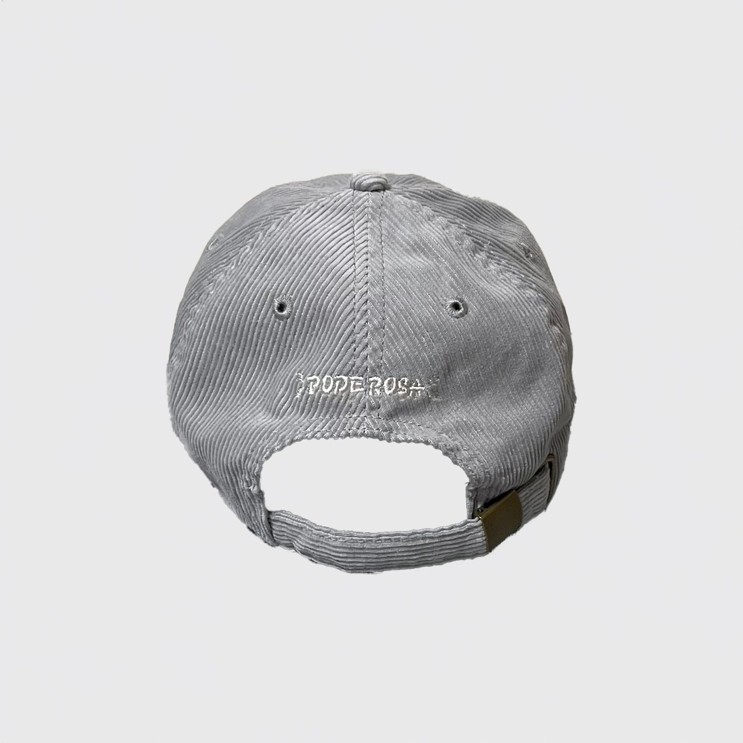 PODEROSA LOGO CORDUROY CAP / ICE BLUE