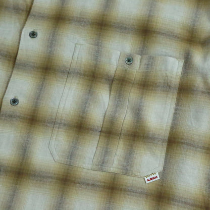 RELAXING LIFE BOX CHECK SHIRT / BEIGE