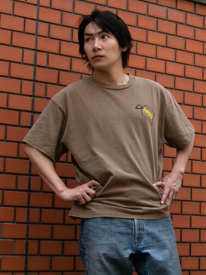 FIGHTING PODEROSA S/S T-SHIRT / BROWN