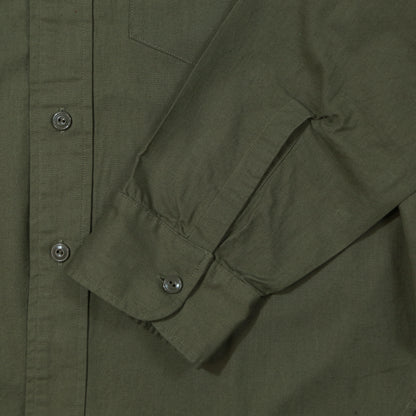 40'S  U.S.NAVY L/S N-3 POPLIN CUSTOM SHIRT / KHAKI