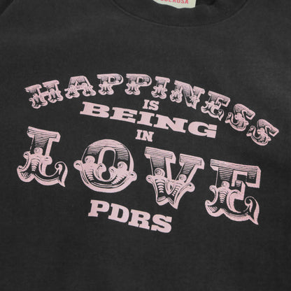 HEAVY WEIGHT LOVE SWEAT SHIRT / VINTAGE BLACK