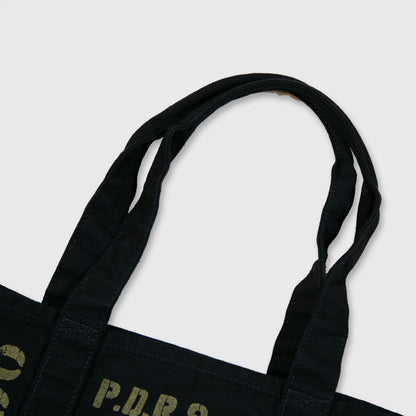 P.D.R.S MILITARY BIG TOTE BAG / BLACK
