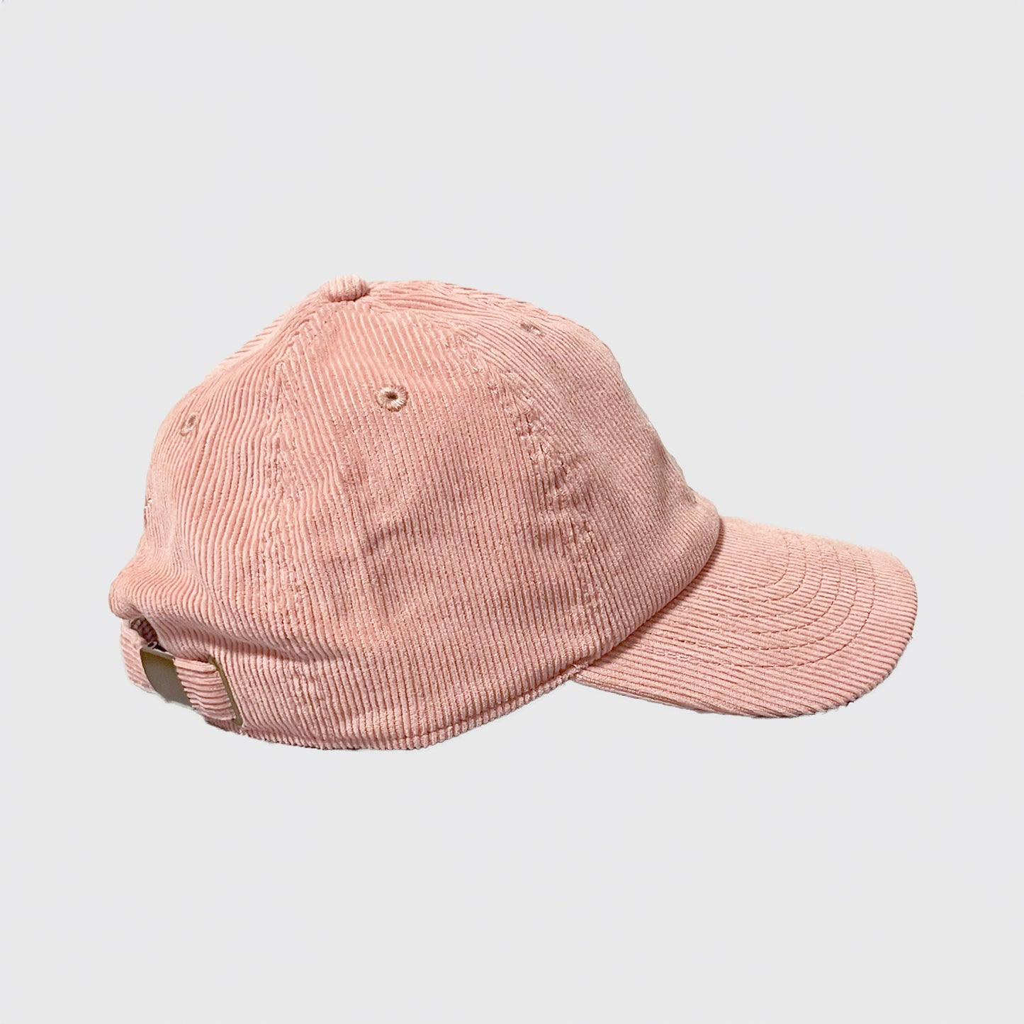 PODEROSA LOGO CORDUROY CAP / SMOKE PINK