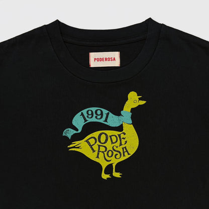 FLYING DUCK S/S T-SHIRT / BLACK