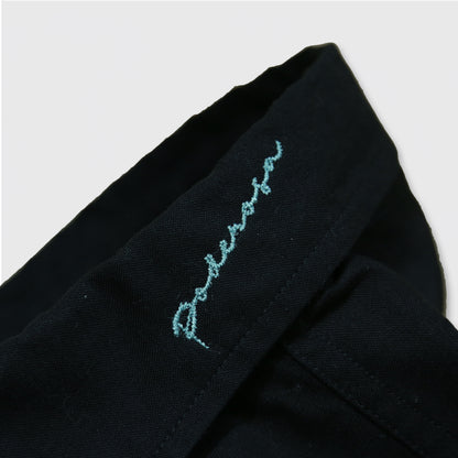 40'S  U.S.NAVY L/S N-3 POPLIN CUSTOM SHIRT / BLACK