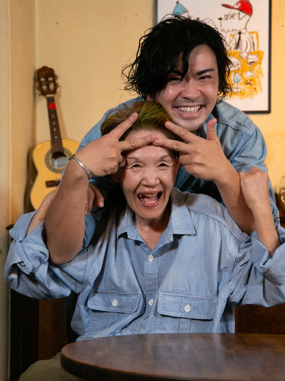 U.S.NAVY CHAMBRAY BIG SHIRT / SAX