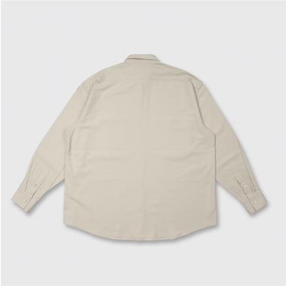 RELAXING LIFE BOX SHIRT / BEIGE