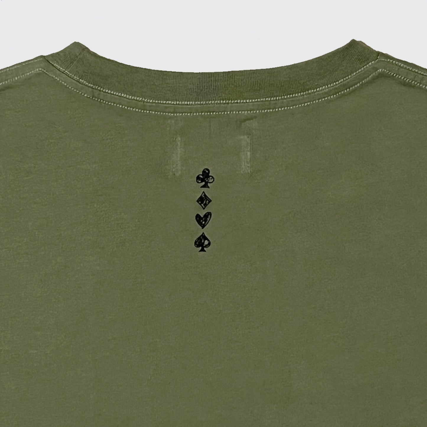 SUIT LOGO LS T-shirt / KHAKI