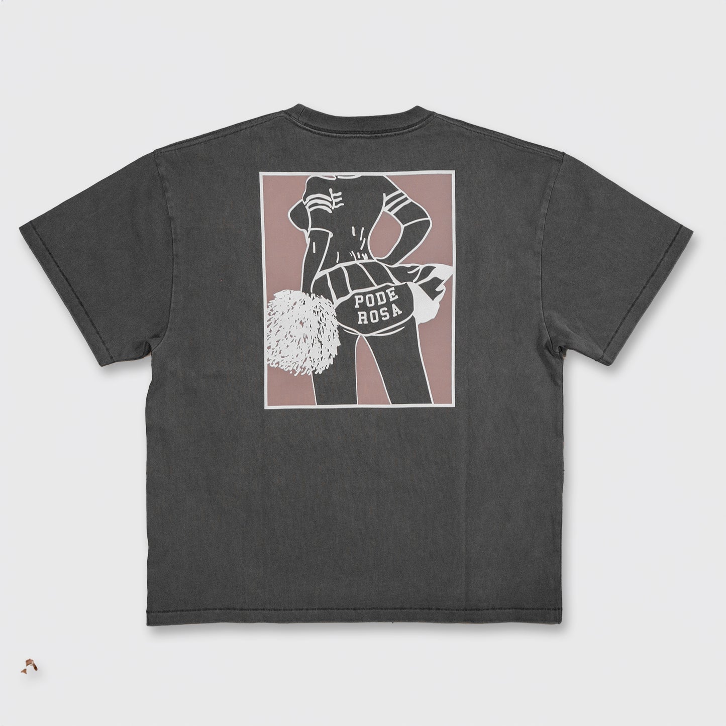CHEERLEADER S/S T-SHIRT / VINTAGE BLACK